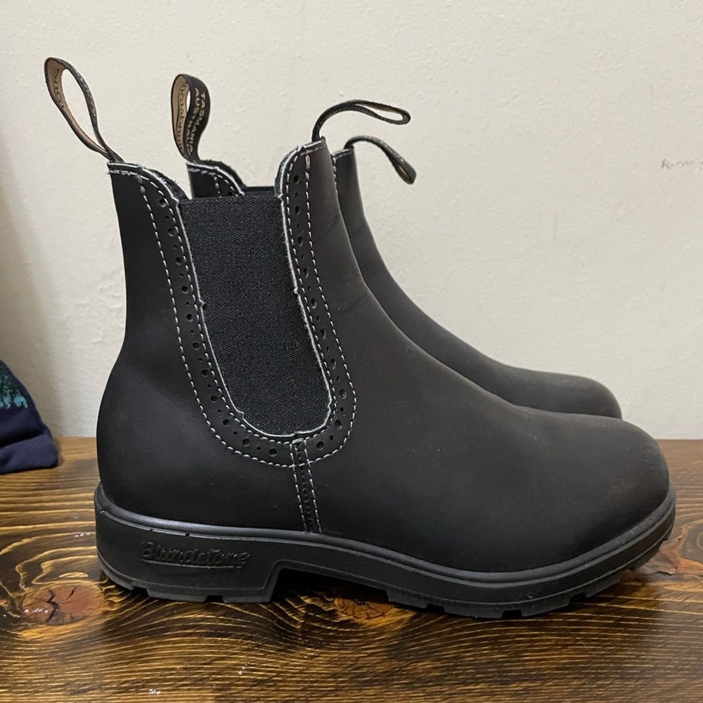 Blundstone hightop boots black chelsea boots style 1448